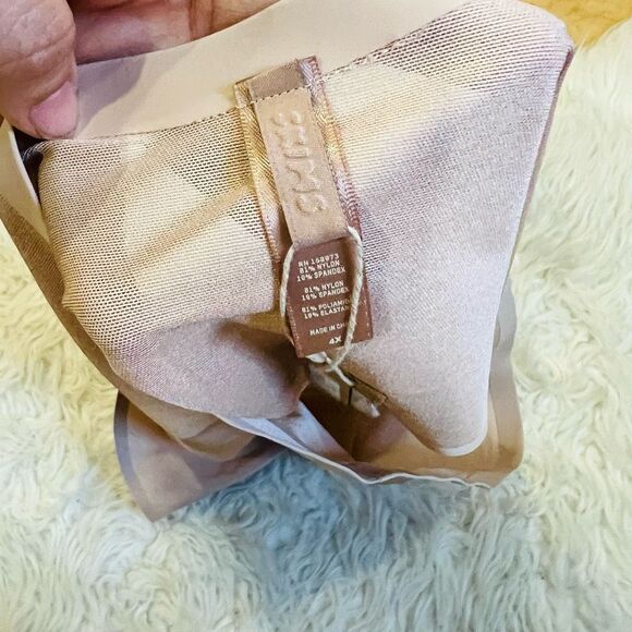 NWT Skims Womens Power Mesh High Waist Thong Jasper 4X - Picture 5 of 9